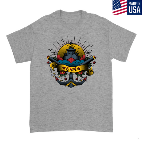 Mens Small Dark Ash Style_T-Shirt