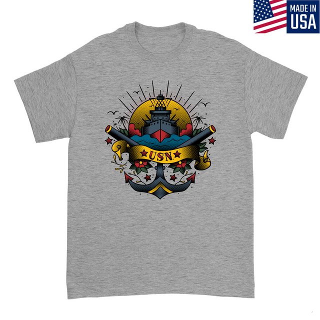Mens Small Dark Ash Style_T-Shirt