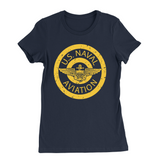 Womens Small Navy Style_T-Shirt