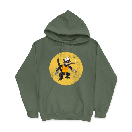 Mens Small Military Green Style_Hoodie