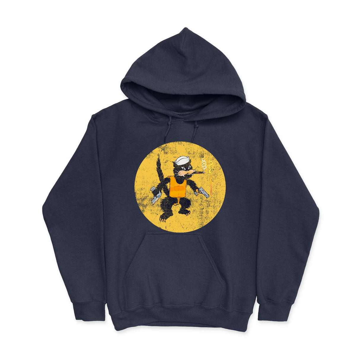 Mens Small Navy Style_Hoodie
