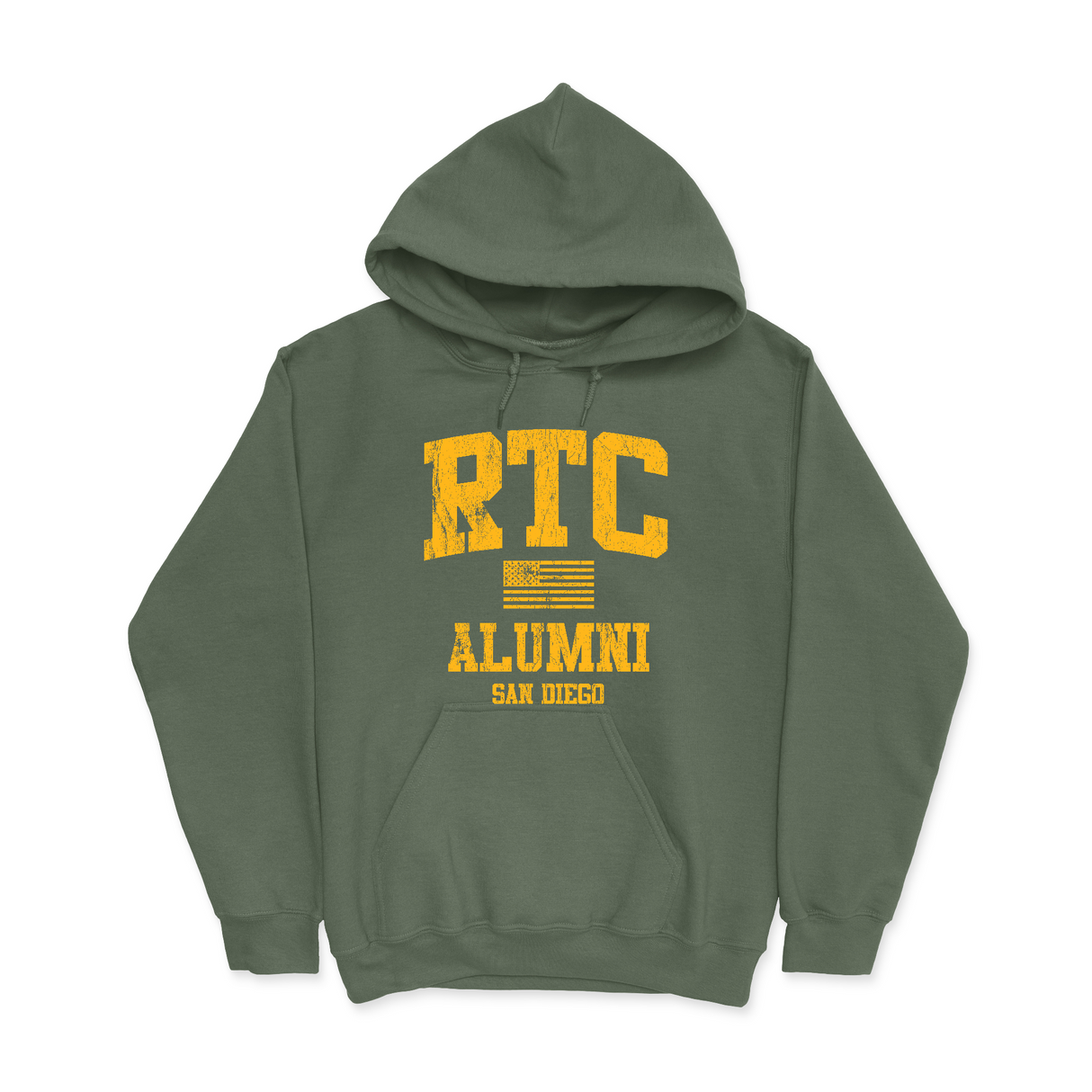 Mens Small Military Green Style_Hoodie