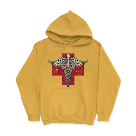 Mens Small Yellow Style_Hoodie