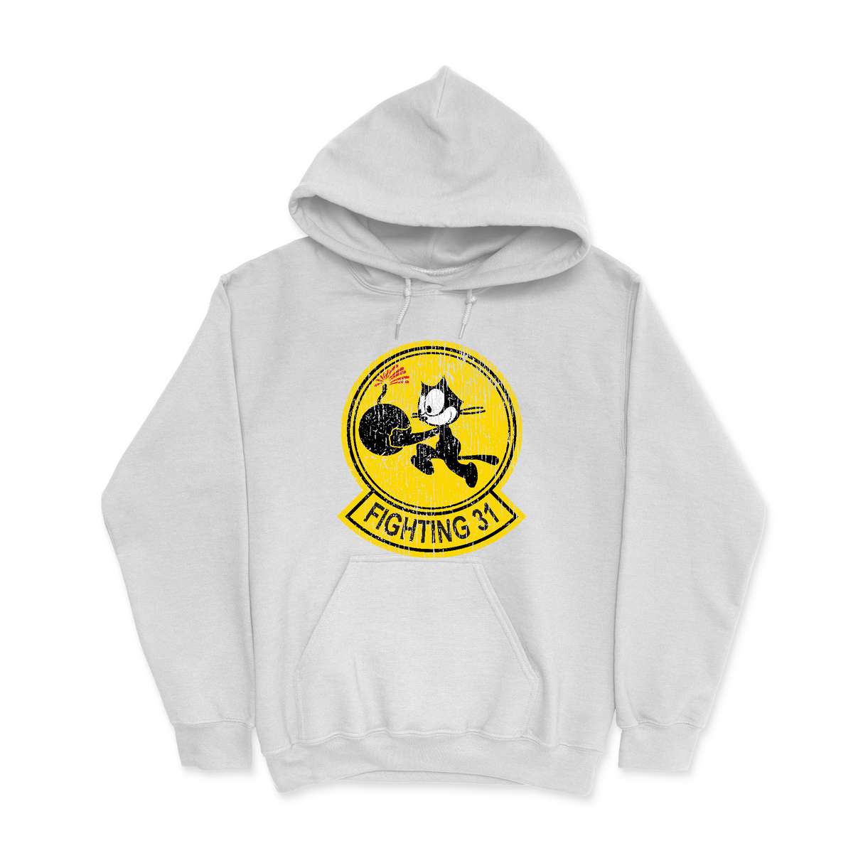 Mens Small White Style_Hoodie