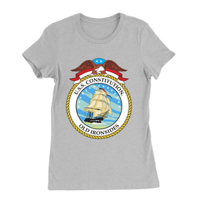 Womens Small Solid Athletic Grey Style_T-Shirt