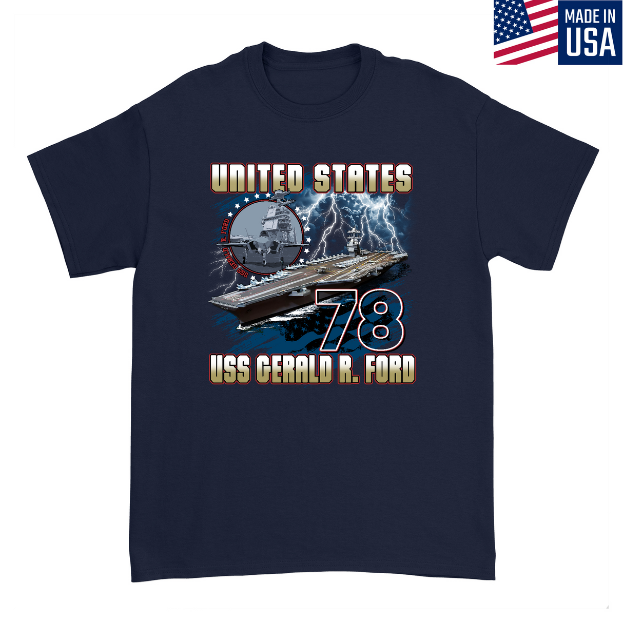 Mens Small Dark Navy Style_T-Shirt