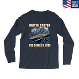 Mens Small Navy Style_Long Sleeve
