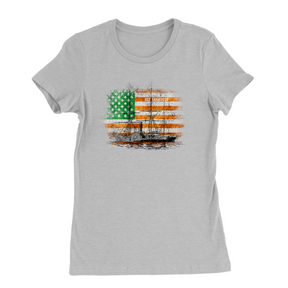 Womens Small Solid Athletic Grey Style_T-Shirt