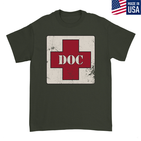 Mens Small Military Green Style_T-Shirt