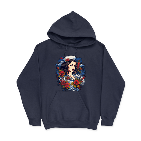 Mens Small Navy Style_Hoodie