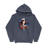 Mens Small Heather Sport Dark Navy Style_Hoodie