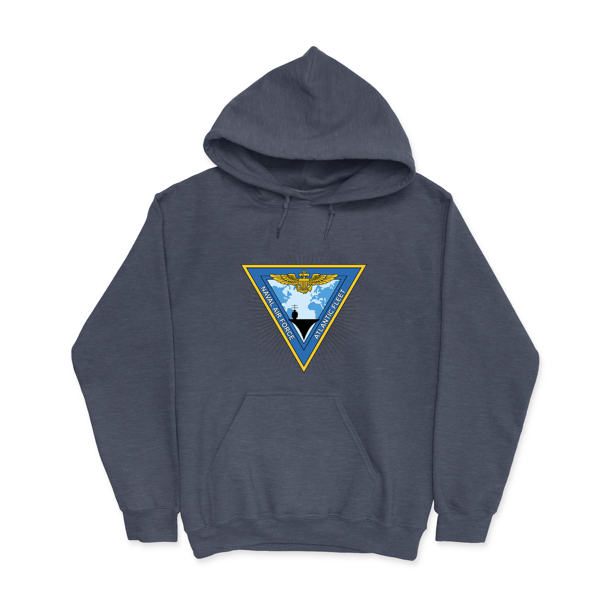 Mens Small Heather Sport Dark Navy Style_Hoodie