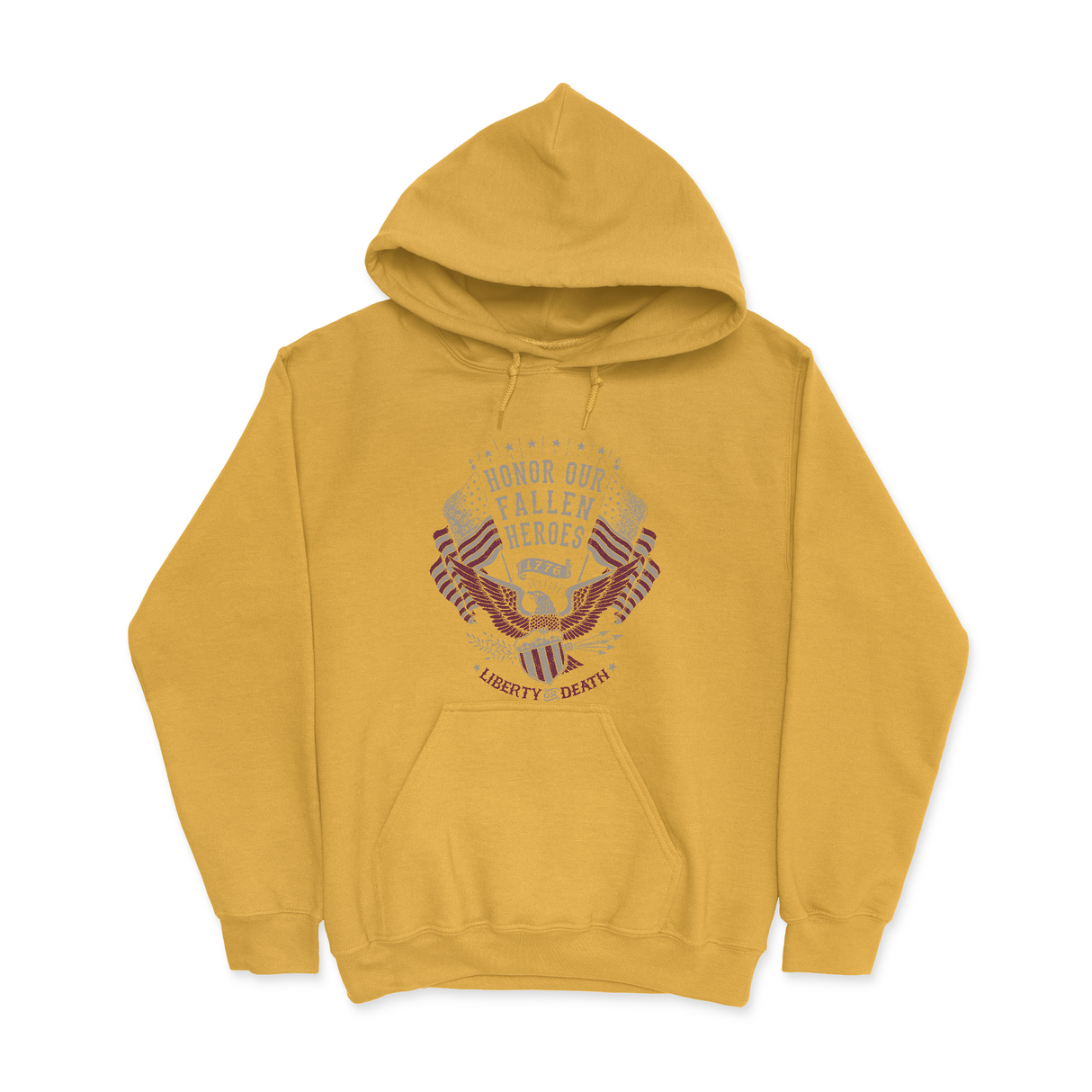 Mens Small Yellow Style_Hoodie