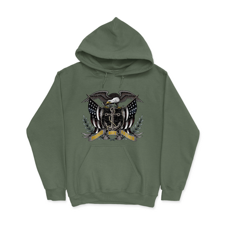 Mens Small Military Green Style_Hoodie