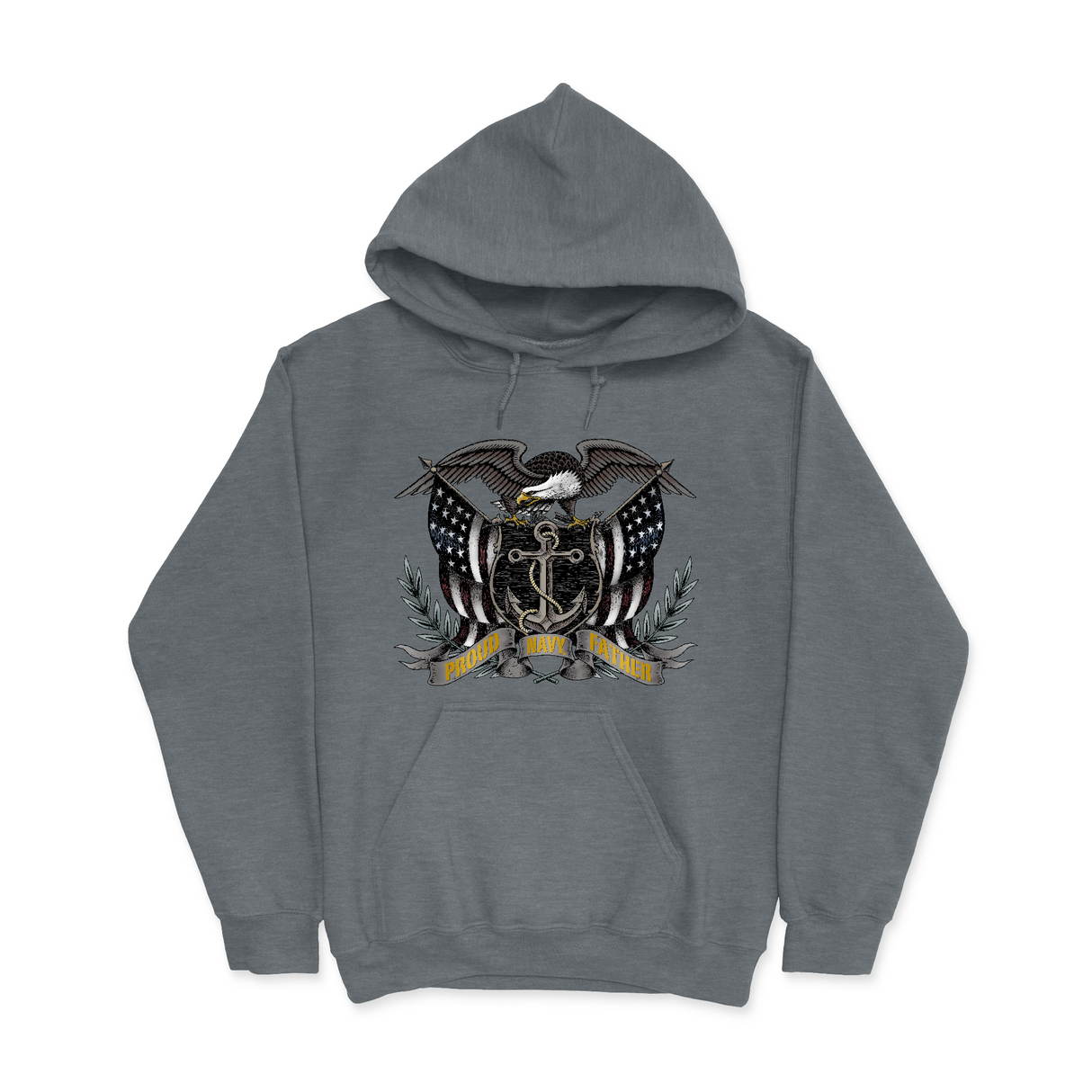 Mens Small Graphite Heather Style_Hoodie