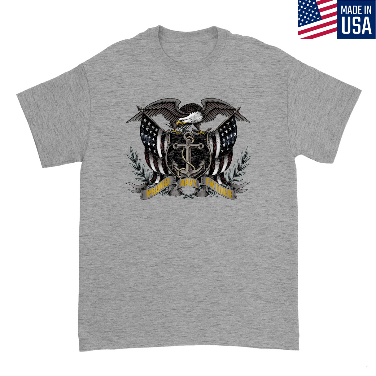 Mens Small Dark Ash Style_T-Shirt