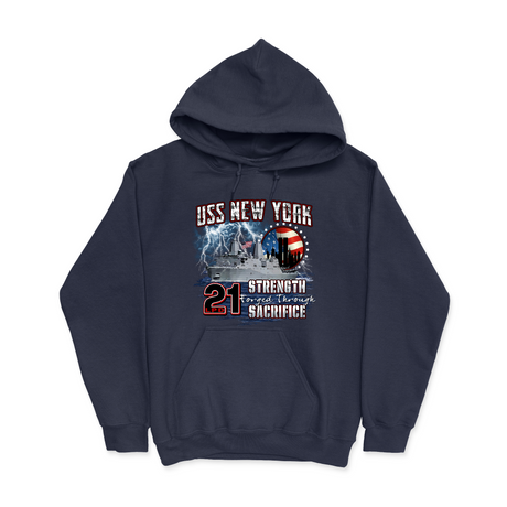Mens Small Navy Style_Hoodie