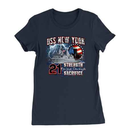 Womens Small Navy Style_T-Shirt