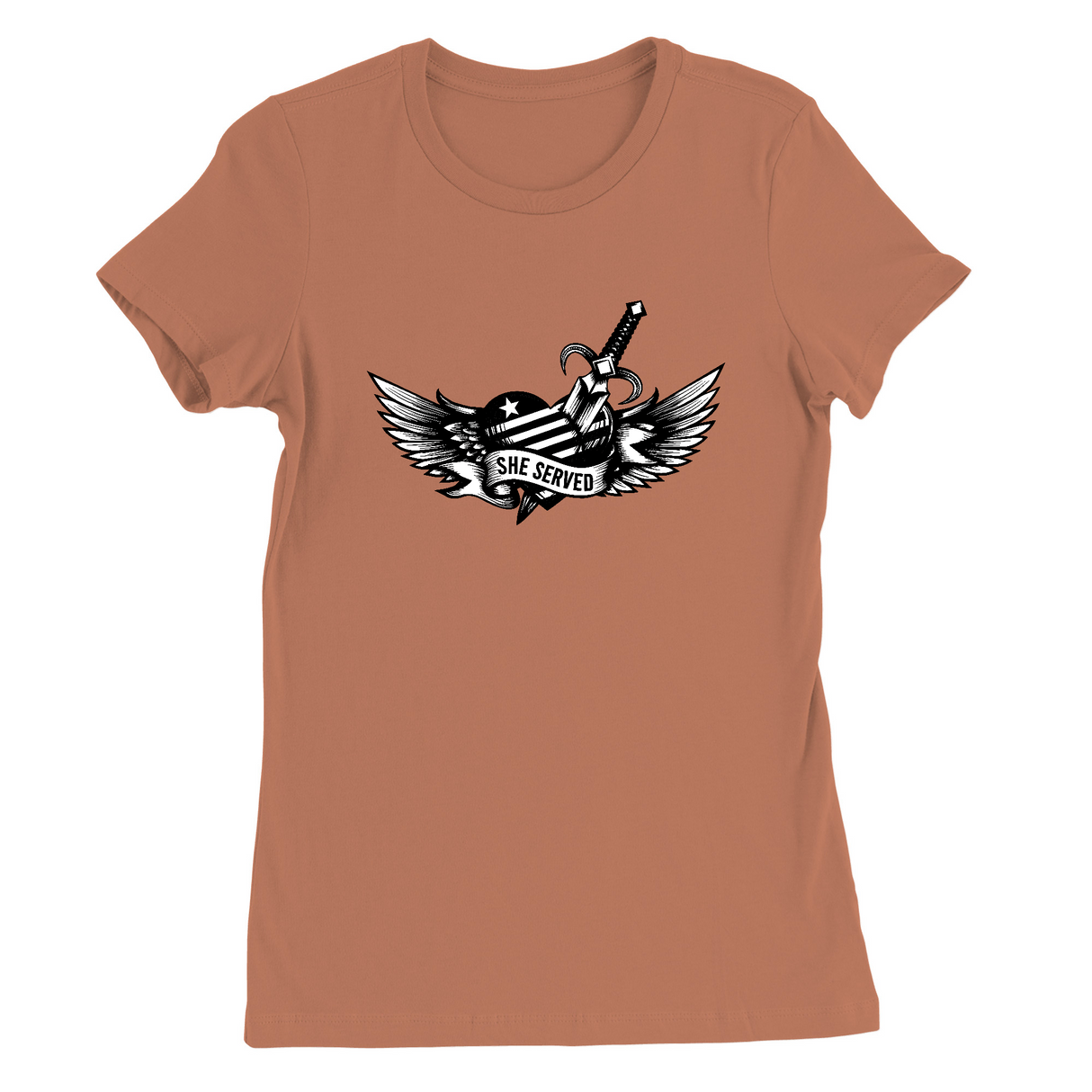 Womens Small Brown Style_T-Shirt