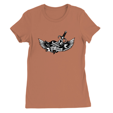 Womens Small Brown Style_T-Shirt