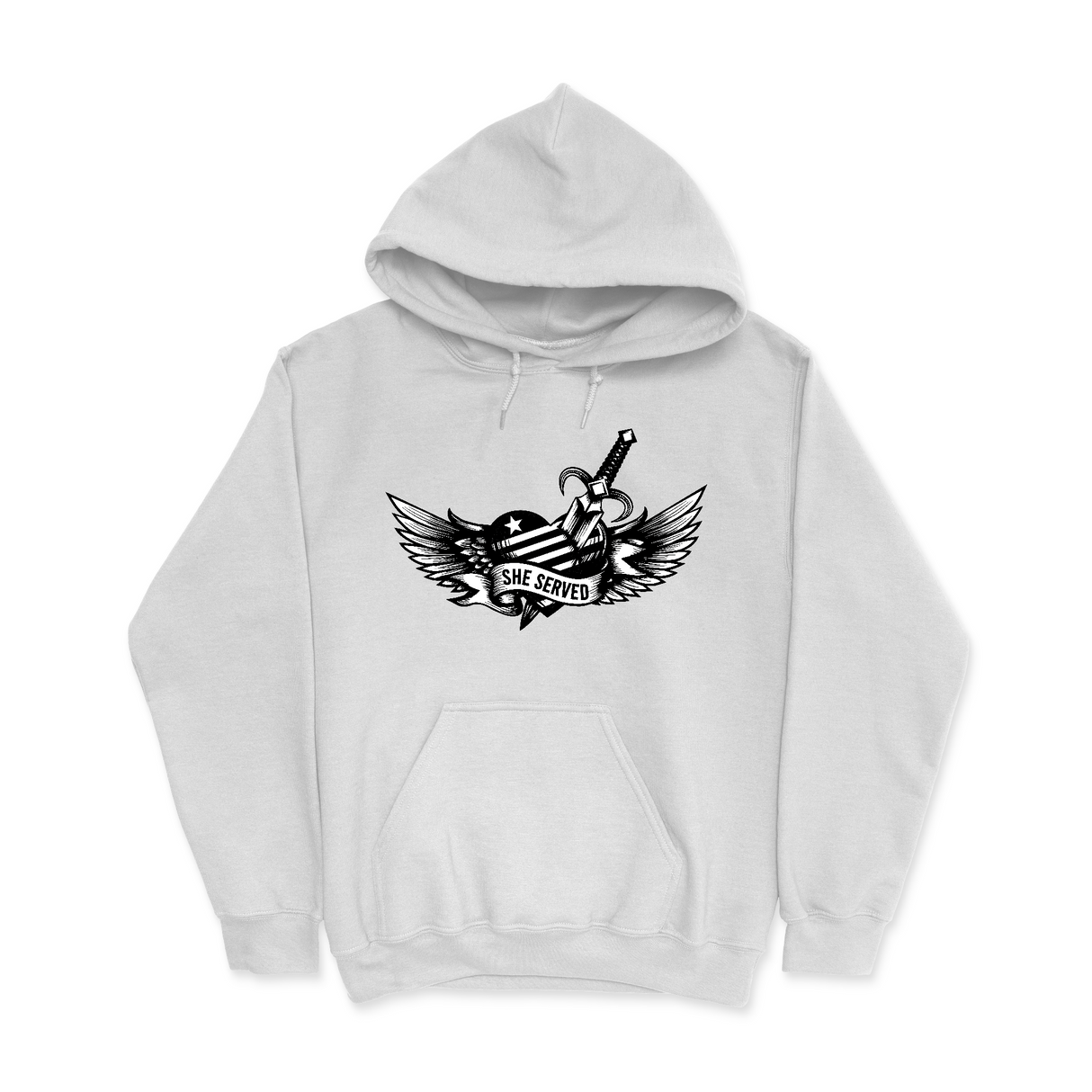 Mens Small White Style_Hoodie