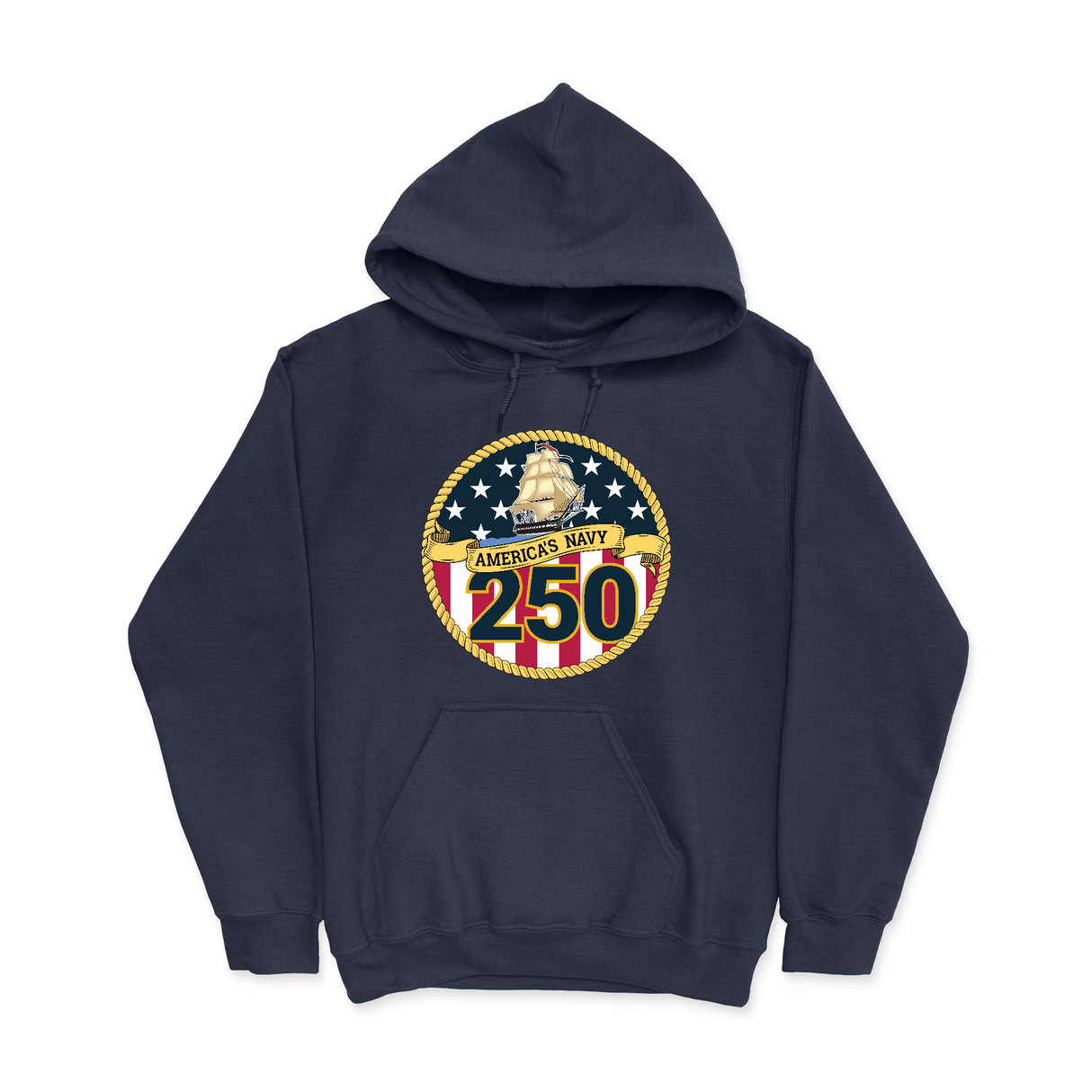 Mens Small Navy Style_Hoodie