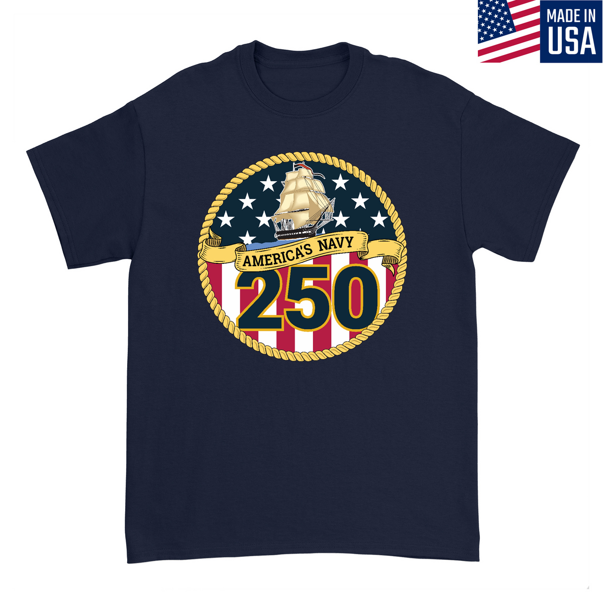 Mens Small Dark Navy Style_T-Shirt