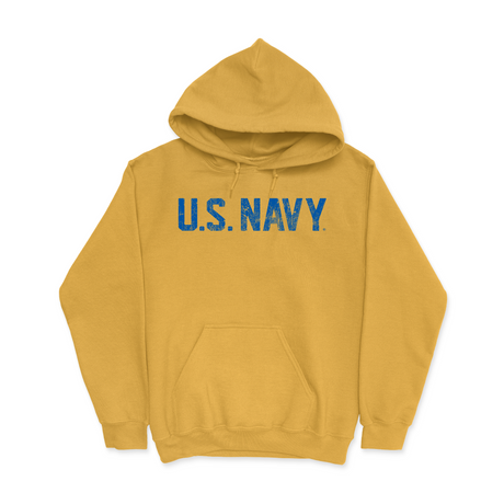 Mens Small Yellow Style_Hoodie