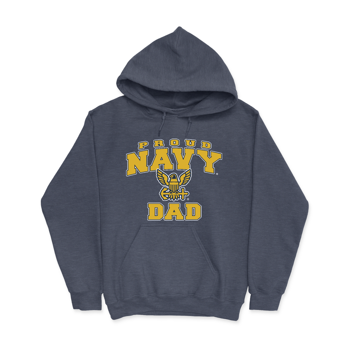 Mens Small Heather Sport Dark Navy Style_Hoodie