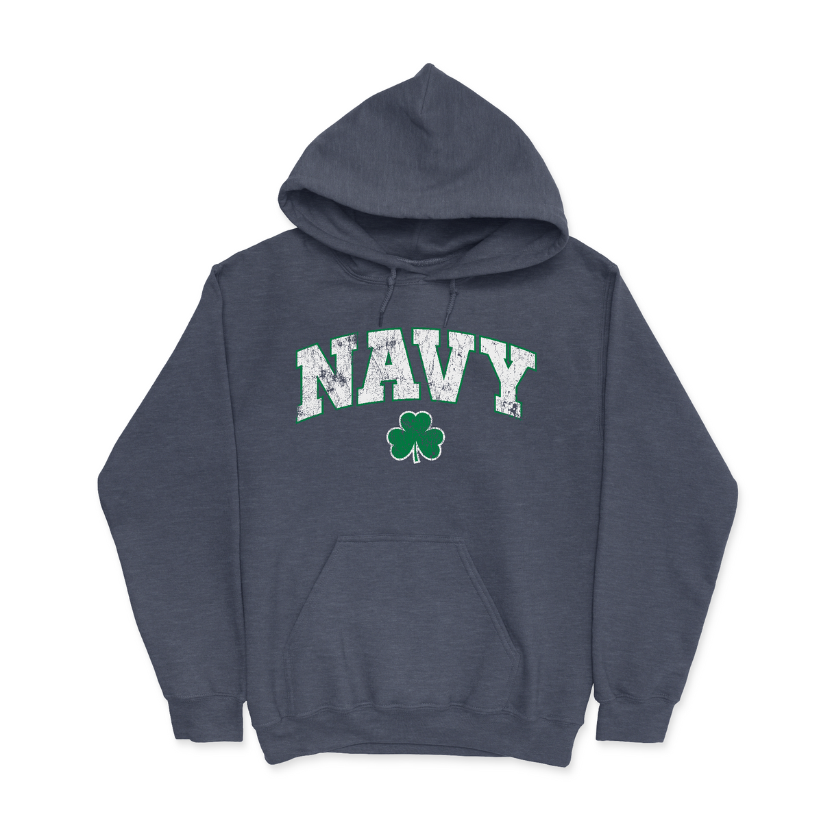 Mens Small Heather Sport Dark Navy Style_Hoodie