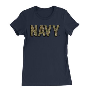 Womens Small Navy Style_T-Shirt