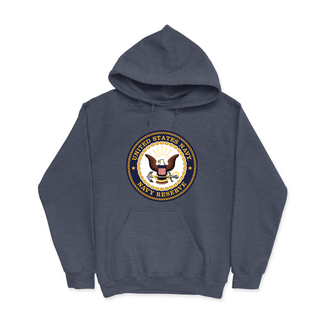 Mens Small Heather Sport Dark Navy Style_Hoodie