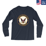Mens Small Navy Style_Long Sleeve
