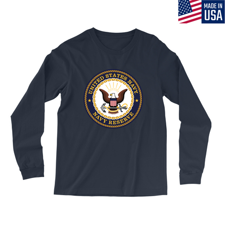Mens Small Navy Style_Long Sleeve