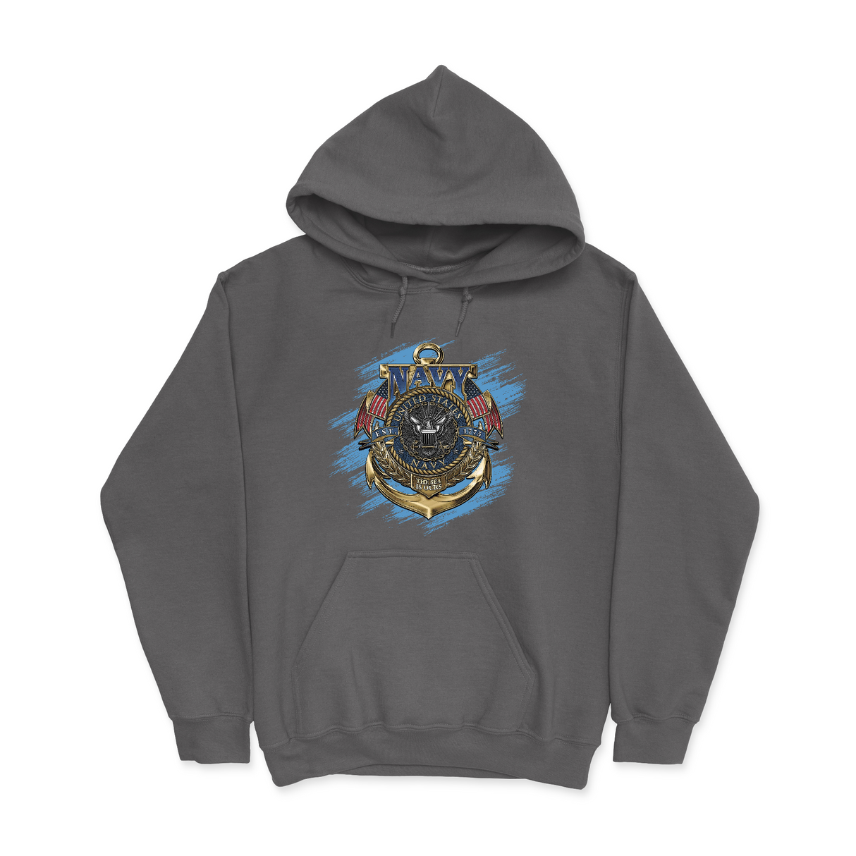 Mens Small Charcoal Style_Hoodie