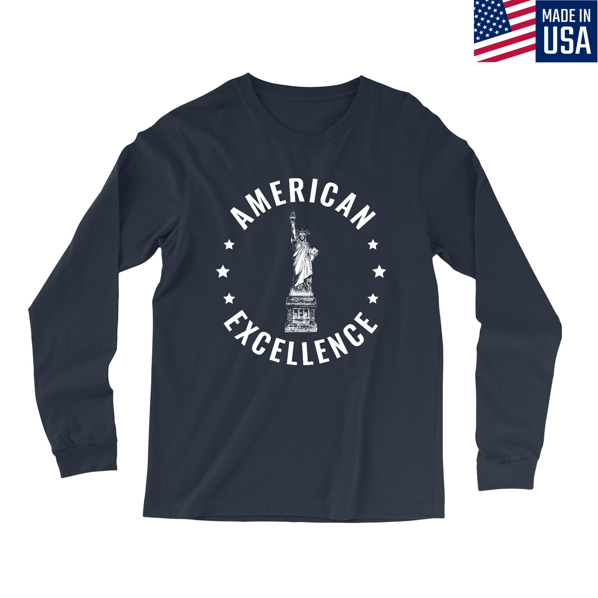 Mens Small Navy Style_Long Sleeve