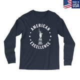 Mens Small Navy Style_Long Sleeve