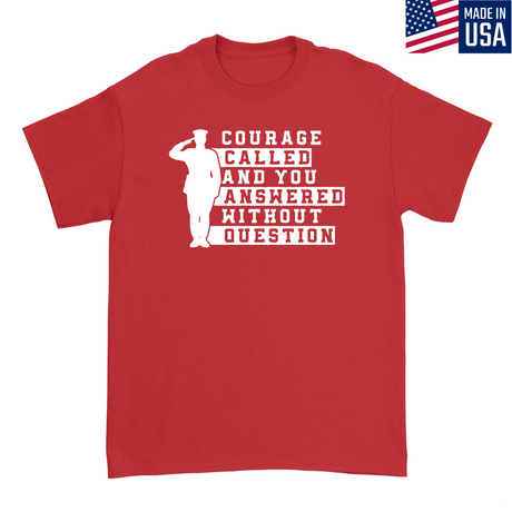 Mens Small Red Style_T-Shirt