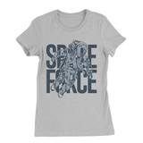 Womens Small Solid Athletic Grey Style_T-Shirt