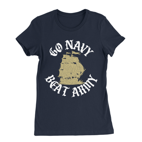 Womens Small Navy Style_T-Shirt