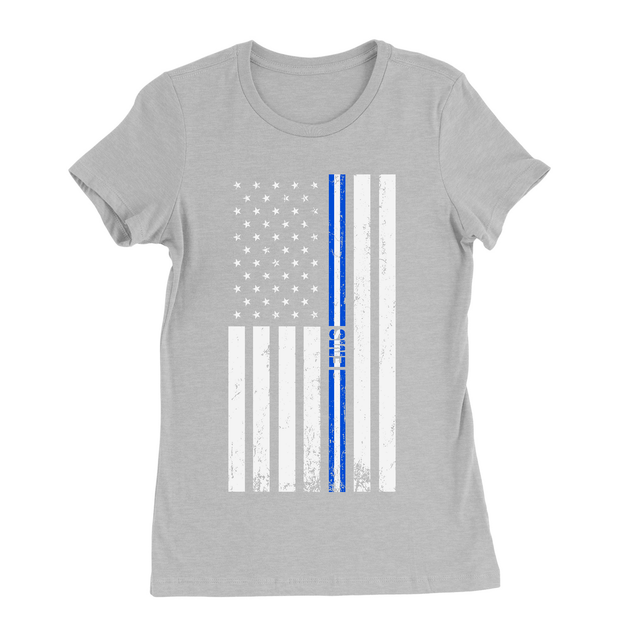 Womens Small Solid Athletic Grey Style_T-Shirt