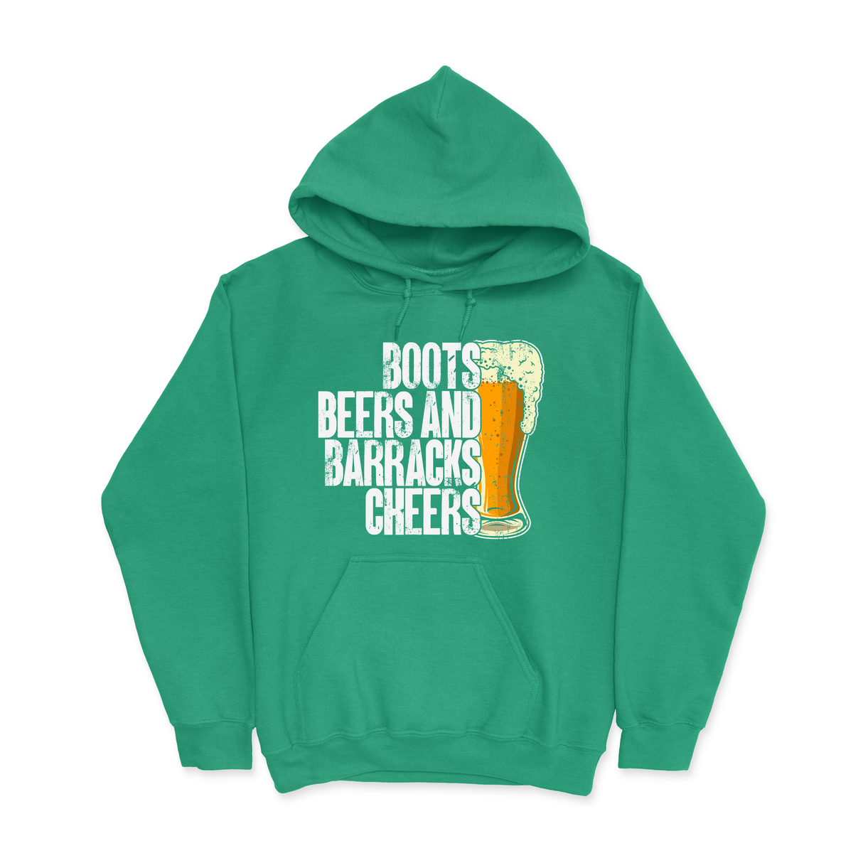 Mens Small Irish Green Style_Hoodie