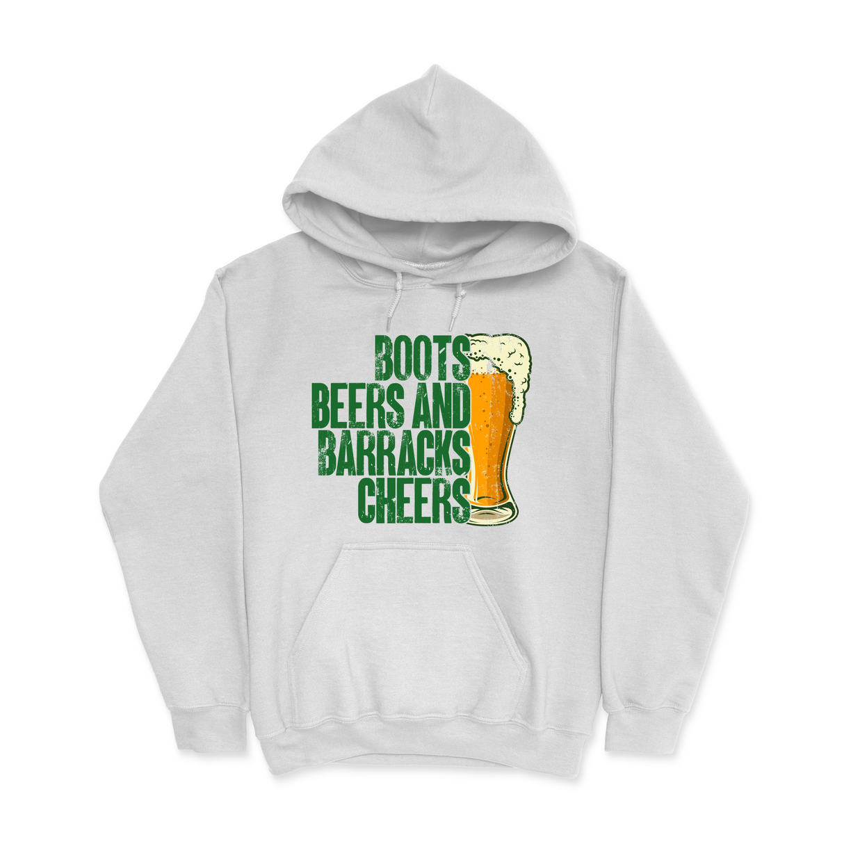 Mens Small White Style_Hoodie