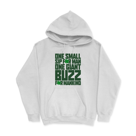 Mens Small White Style_Hoodie