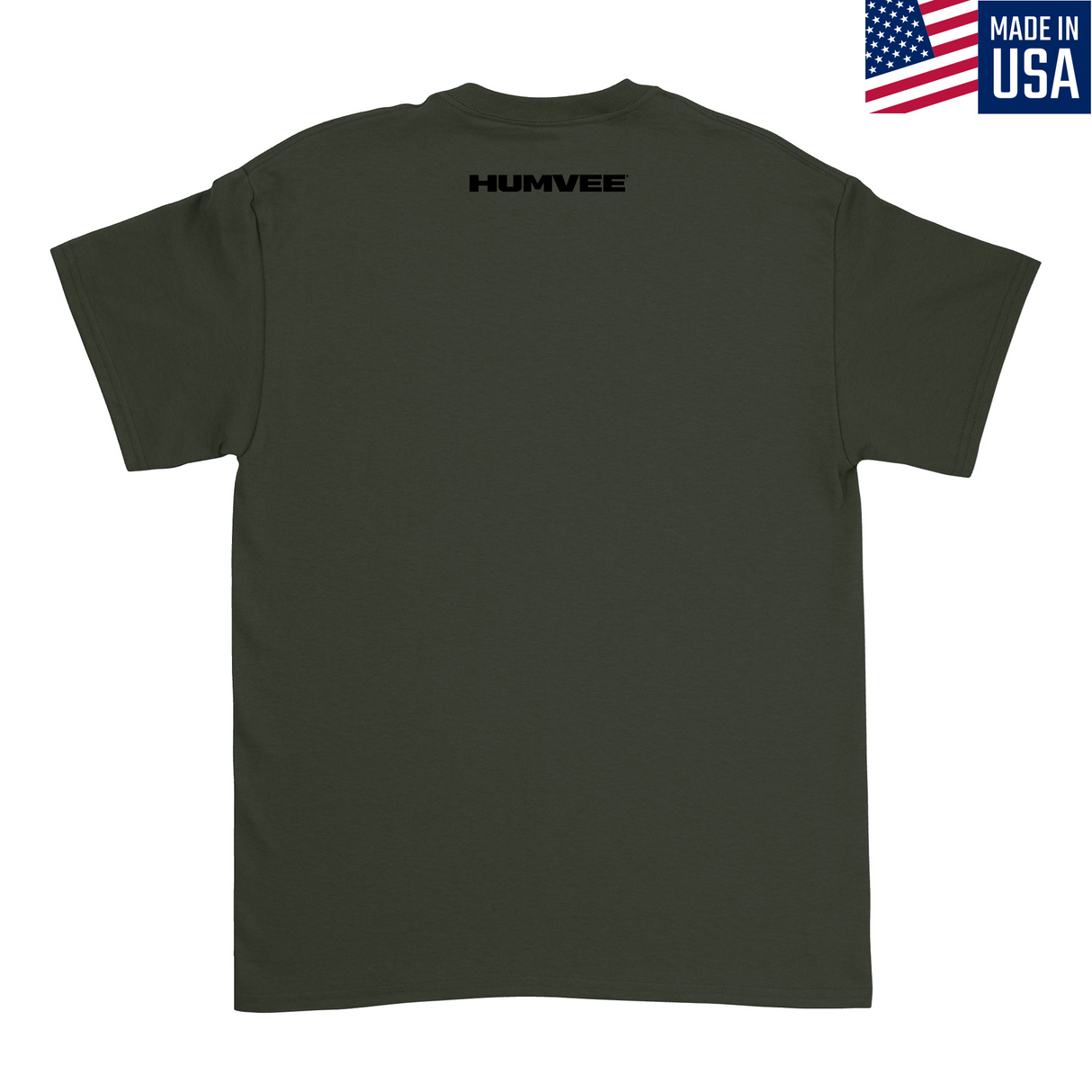 Mens Medium Military Green Style_T-Shirt