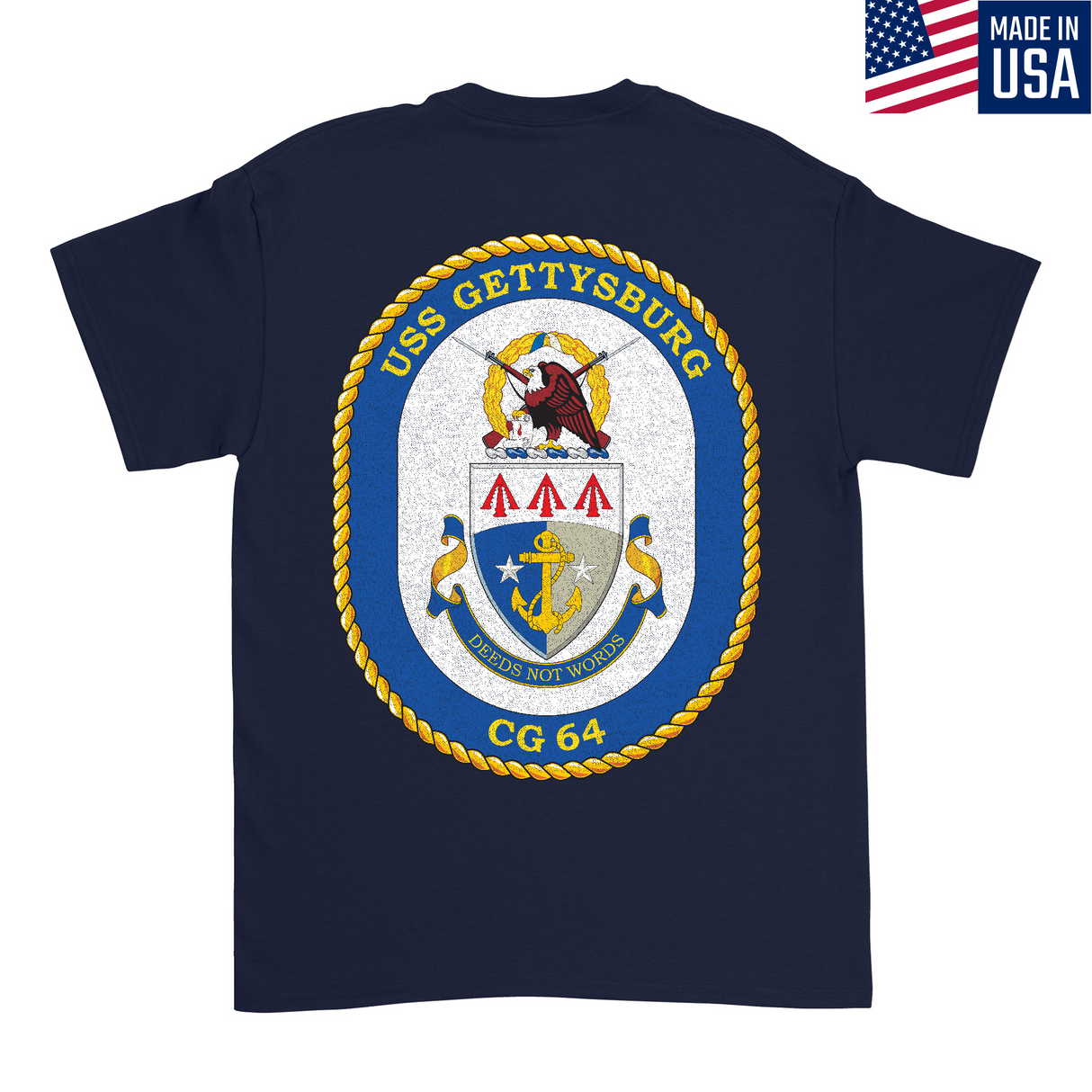 Mens Medium Dark Navy Style_T-Shirt