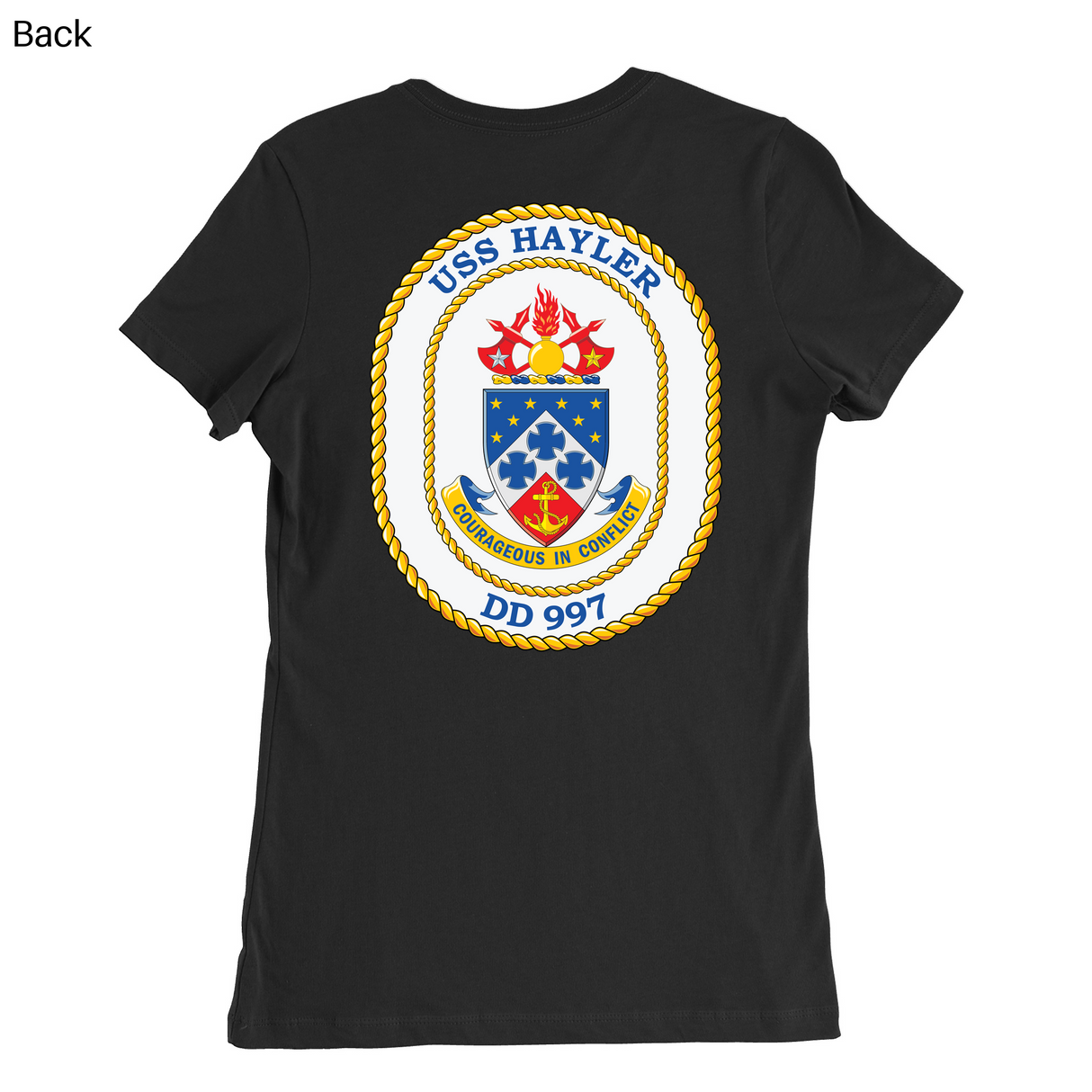 USS Hayler DD 997 Women's T-Shirt