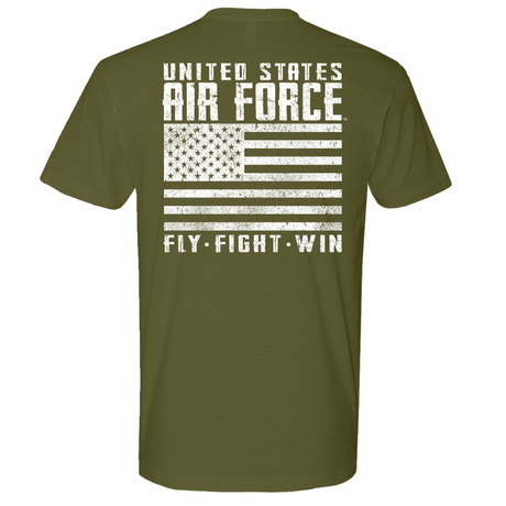 Mens Medium Military Green Style_T-Shirt