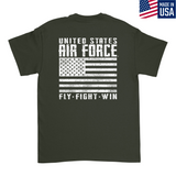 Mens Medium Military Green Style_T-Shirt