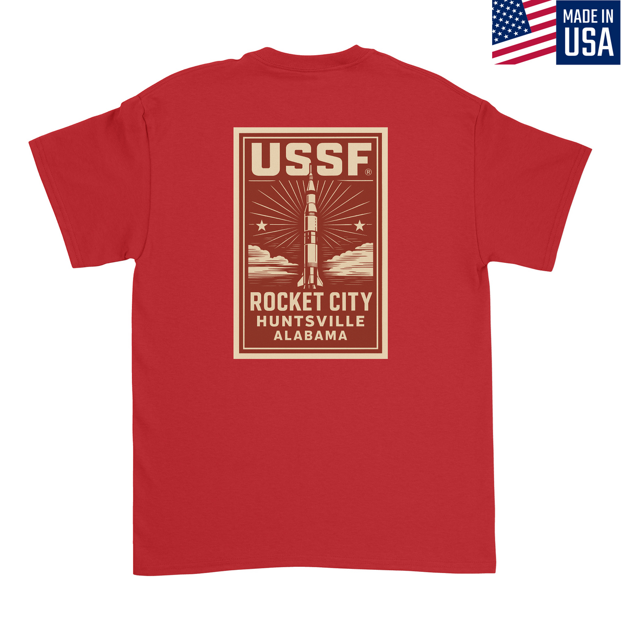 Mens Medium Red Style_T-Shirt